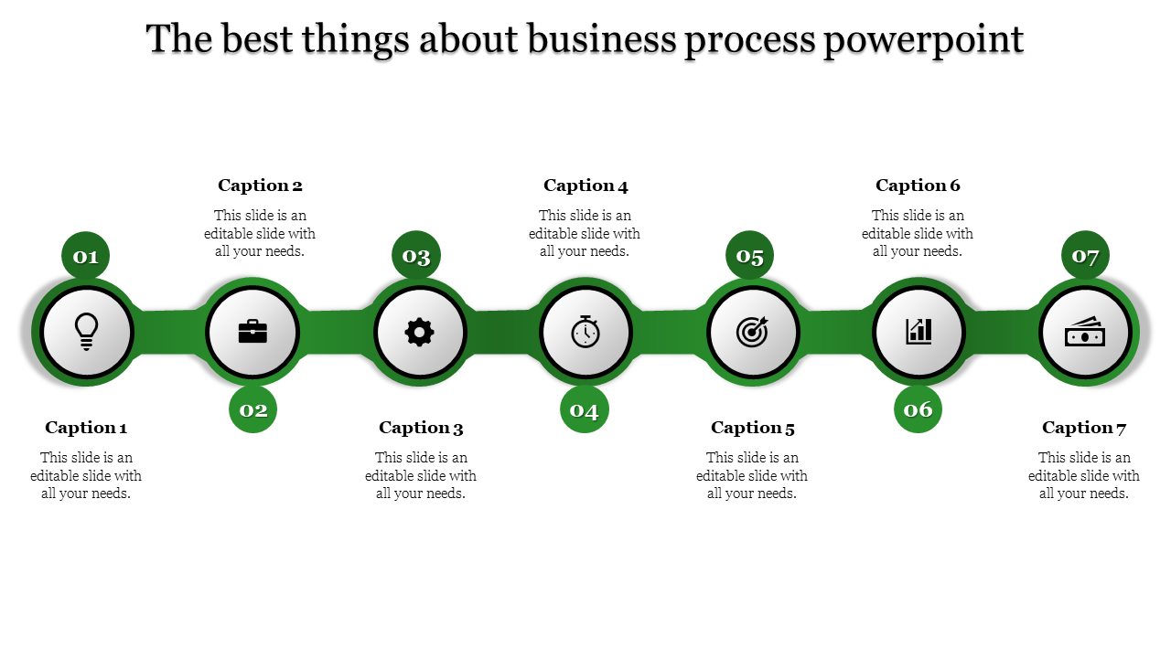 business process powerpoint-7-Green